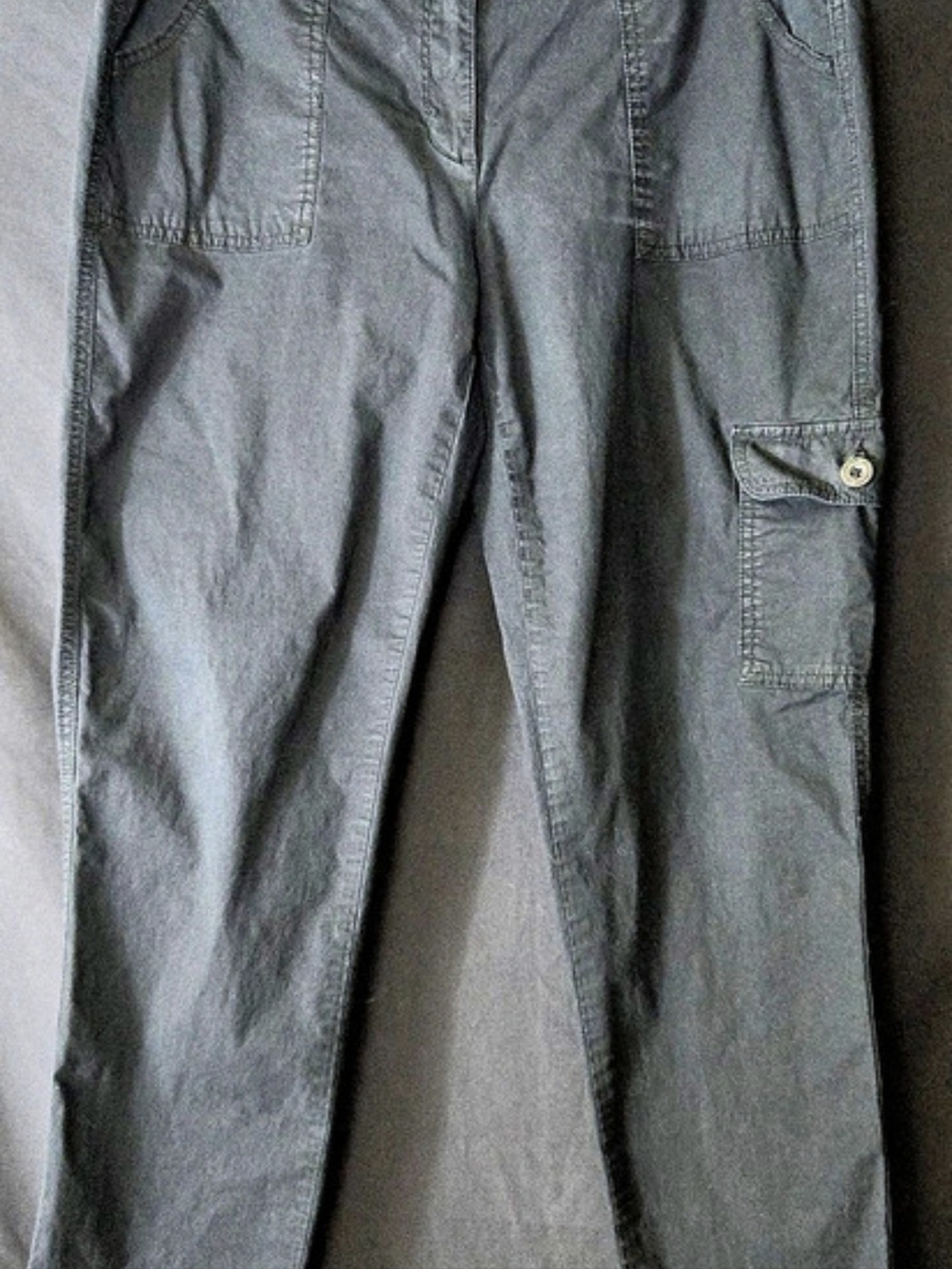 Liz Claiborne Boyfriend Cargo Pants Black Size 10#737